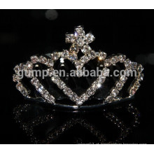Princesa cristal mini tiaras pente / coroa